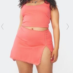 Dolls kill killin time skirt/tank set